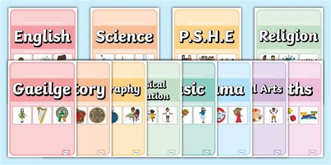 Editable A4 Divider Covers