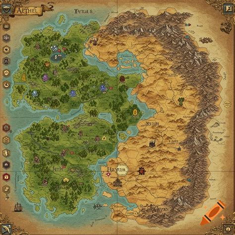 Hex-grid board game map in Risk and Diplomacy style on Craiyon