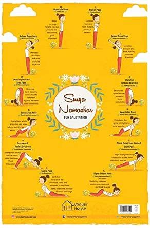 Buy Surya Namaskar - My First Early Learning Wall Chart (19 Inches X 29 ...