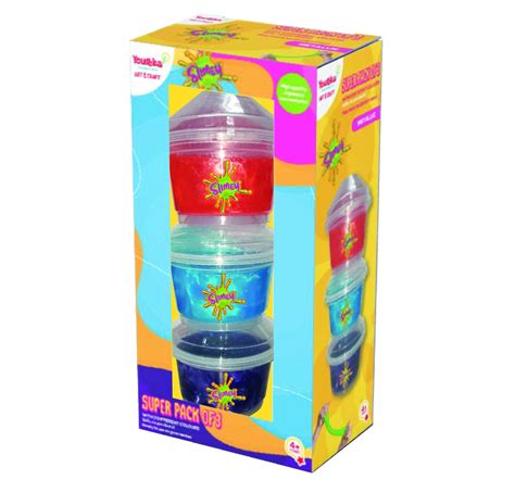 Slime Pack Of 3 Metallic Colors