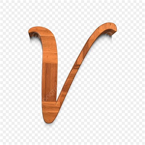 Letter V 3d Images, 3d Letter V Wood, Letter Wood, Letter, Letters PNG ...