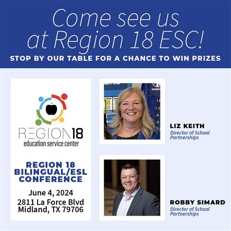 Summit K12 on LinkedIn: Join us at the Region 18 Bilingual/ESL ...