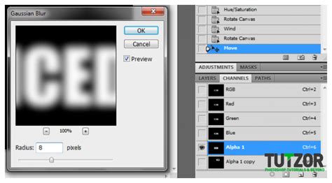 Image result for Photoshop Tutorials Ice Text