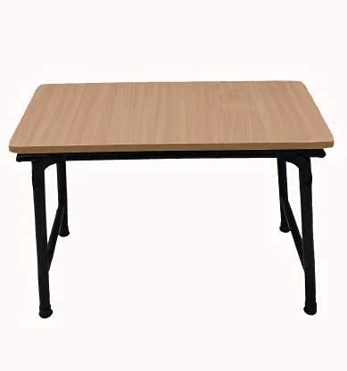 Buy Generic Wooden Iron Rod Table for Study (3 X 4, Cream) Online at ...