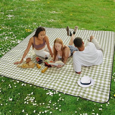 Amazon.com : Picnic Blankets Outdoor Extra Large - 80"x80" Portable ...