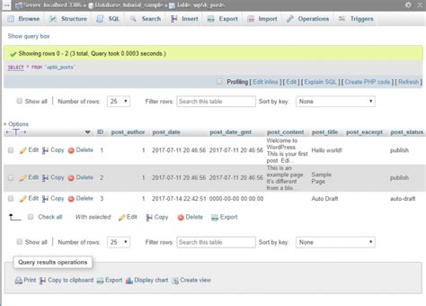 Image result for phpMyAdmin SQL