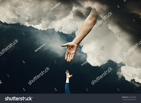 Hands Of God In Clouds