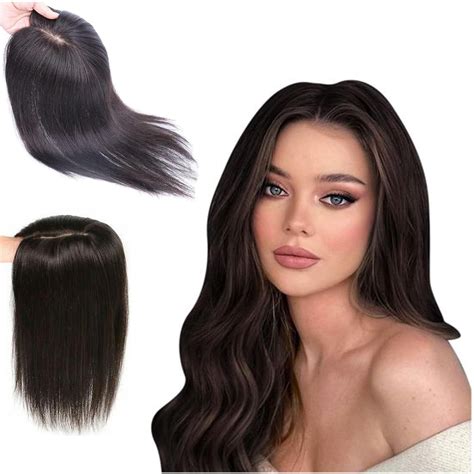 Pelo Straight Hair Topper Hair Extension For Covering Thinning Middle ...