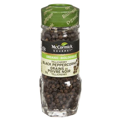 McCormick Gourmet Organic Tellicherry Black Peppercorns | Walmart Canada