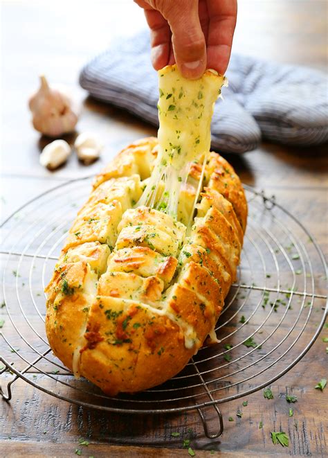 Cheesy Pull-Apart Garlic Bread - The Comfort of Cooking