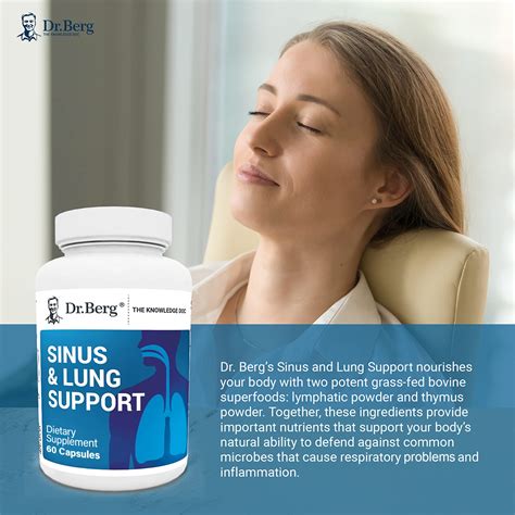 Dr. Berg's Sinus & Lung Support Supplement - Healthy Respiratory System ...