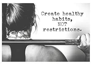 IDEAL FOZ Gym Quote Motivational Wallpaper Poster | Wall Sticker |Self ...