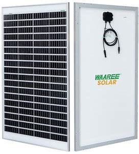WAAREE 125 Watt Solar Panel 12 Volt Mono PERC (WS-125Watt, 250W) Solar ...