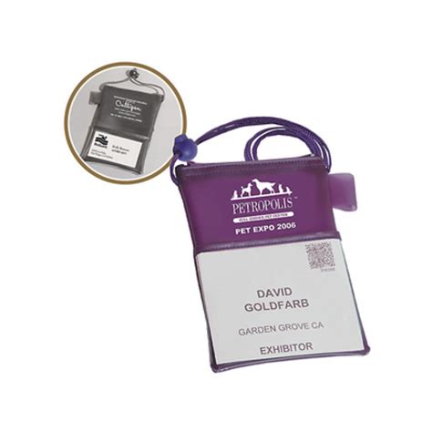 Custom Trade Show Badge Holder | Quill.com