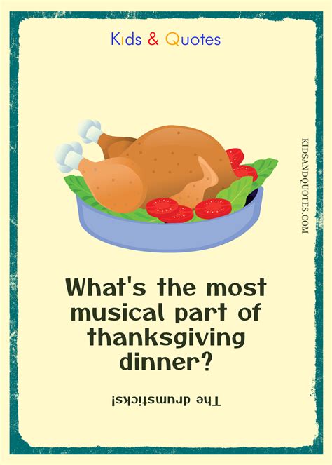 Children's Thanksgiving Jokes