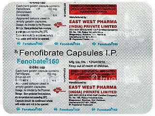 Fenobate 160 Mg Capsule 10 - Uses, Side Effects, Dosage, Price | Truemeds