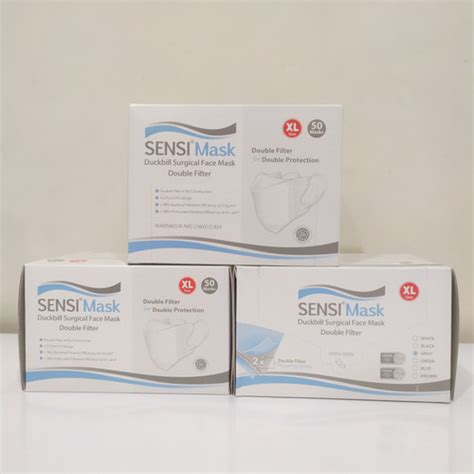 Jual [BOX] Sensi Duckbill Face Mask XL / duck bill Big size warna isi ...