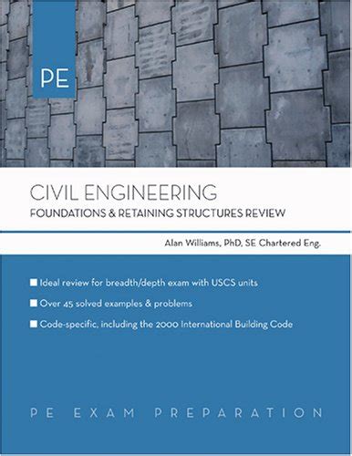Buy Civil Engineering: Foundations And Retaining Structures Review Book ...