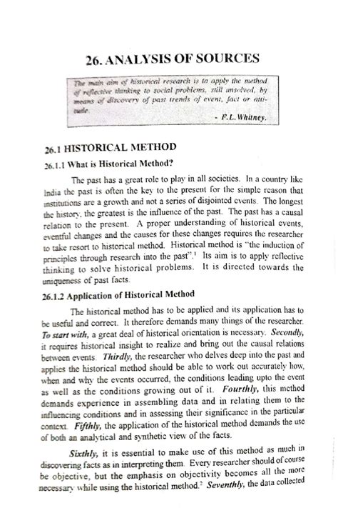 Historiography - helps - 26. ANALYSIS OF SOURCES The main aim of ...