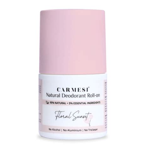 Buy Carmesi Natural Underarms Roll On Deodorant For Women - Floral ...