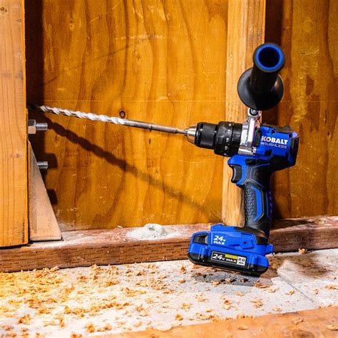 Kobalt Next-Gen 1/2-in 24-volt Variable Brushless Cordless Hammer Drill ...