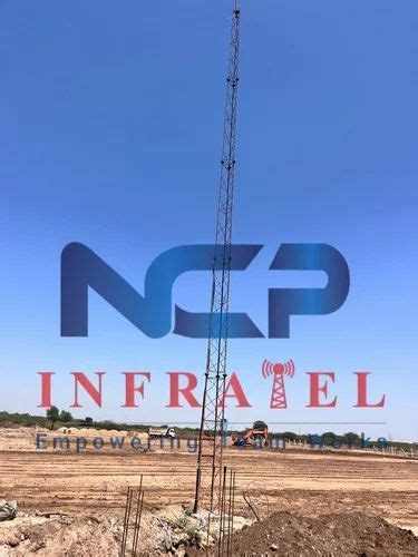Telecom Tower - GBT BASE Self Supporting Tubular Tower Mast Service ...