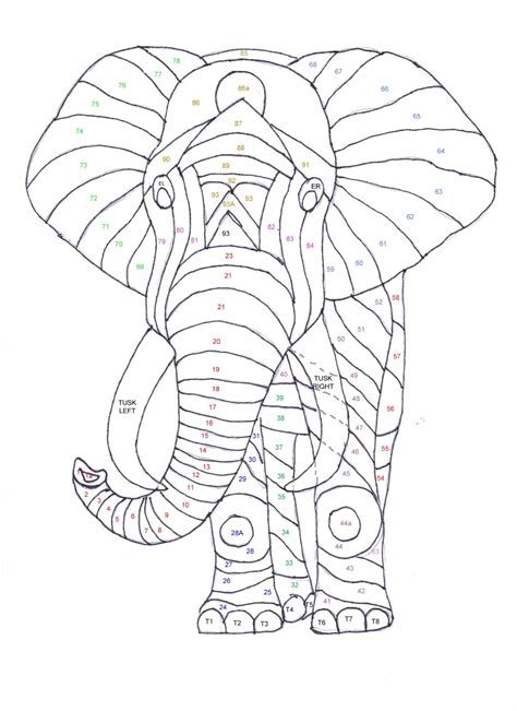 Rezultat imagine pentru Elephant Paper Piecing Tutorial