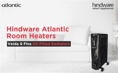 Hindware Atlantic 2500 Watt Ofr Room Heater With Ptc Fan - Velda 9 Fin ...