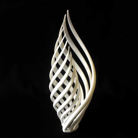 3D print modern abstract sculpture. Minimalist room idea. - Art by ...