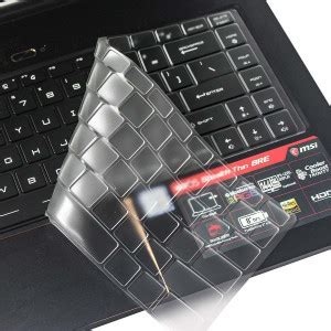 EATERA TPU Keyboard Cover for MSI GS65 GF63 Stealth Thin 15.6"/MSI PS63 ...