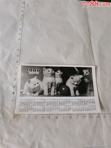 1986年日历-价格:8元-se87849212-老照片-零售-7788收藏__收藏热线