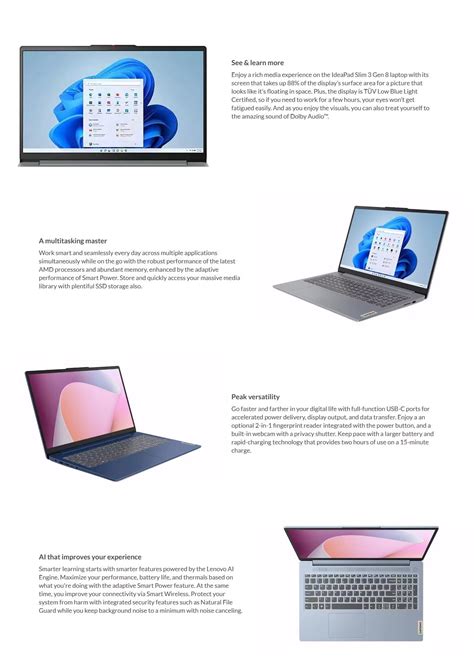 Laptops :: Lenovo Laptop :: Lenovo IdeaPad Slim 3 Laptop | R7 5825U ...