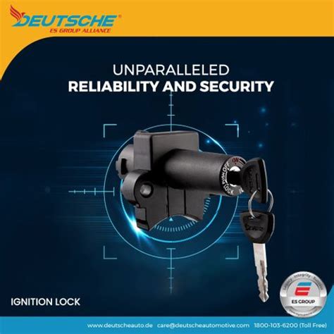 deutsche Ignition Lock Kit for Hero Splendor (Set of 4) DEUS-0426F Key ...