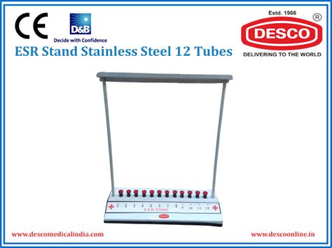ESR Stand Stainless Steel 12 Tubes| Pathology Lab Product| Manufacturer ...