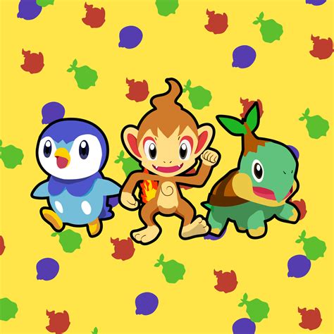 Pokemon Gen 4 Starters