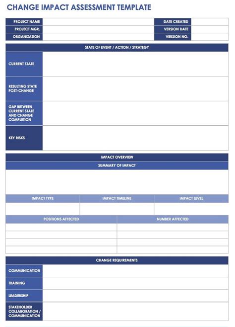 Image result for Change Management Form Template