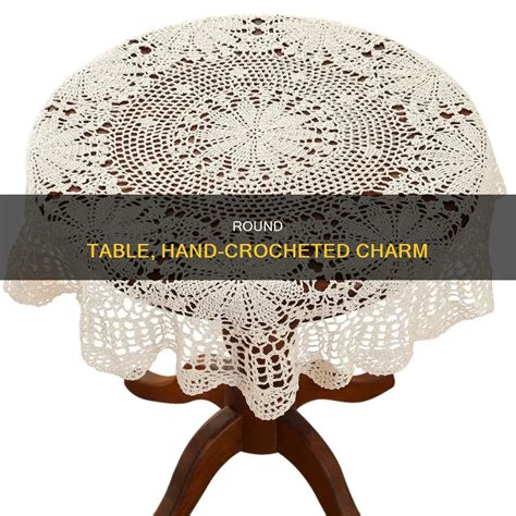 Image result for Cloth Crochet Round Table Tutorial