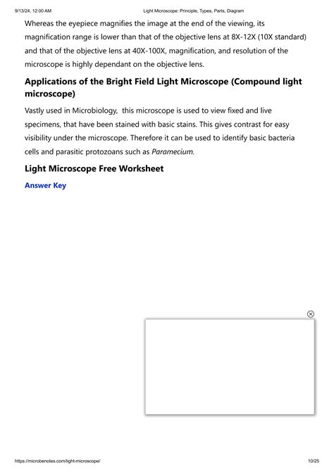 Image result for Light Microscope Model