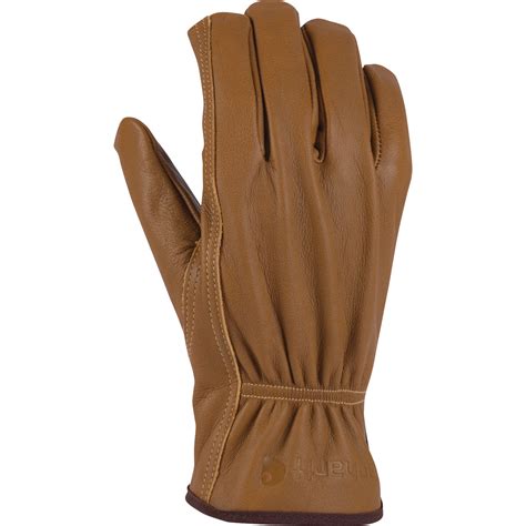 Carhartt Men's Leather Driver Gloves - Brown, Medium, Model# A514 ...