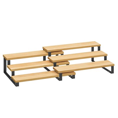 Buy SONGMICS Display Risers, Set of 2 Engineered Wood Perfume Organizer ...