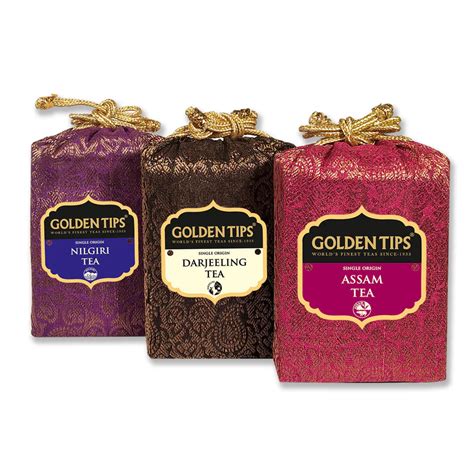 Golden Tips 3-in-1 Indian Tea Trio Black Tea (Darjeeling, Assam & Nilg ...