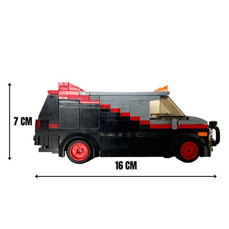 Modbrix 8025 - A-Team Van GMC Vandura - Minifig Scale - 251 Klemmbaust