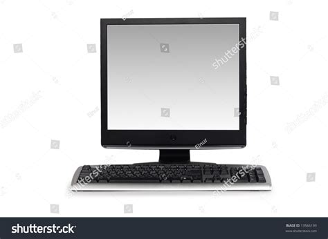 Flat Computer Screen Stock Image 的图像结果