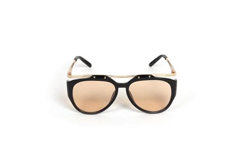 Gold Aviator Sunglasses – Black & Gold Double Bridge Frames | AEIIOU