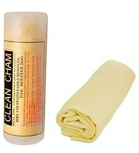Clean Cham Synthetic Chamois Highly Water Absorb Cloth (66 x 43 x 0.2 ...