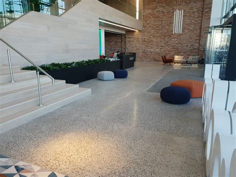Seamless Terrazzo Floors - Stone Seal