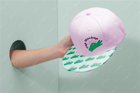 Premium PSD | Cap peak mockup design