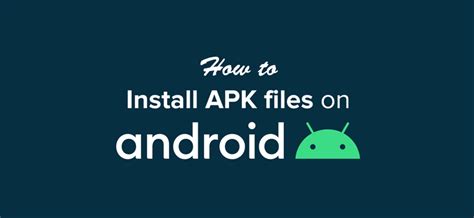 Installing Apk Files 的图像结果