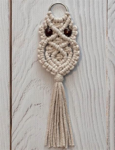 Macrame Animal Keychain Tutorial 的图像结果