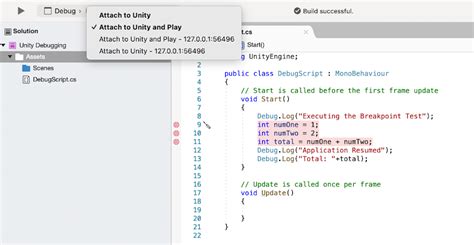 Image result for Show Script Debugging Android-App Unity